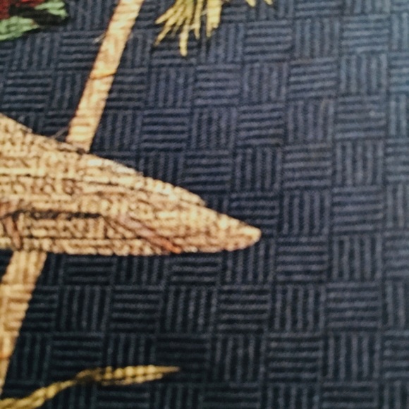 Croft & Barrow Necktie 100% Silk Tropical Blue - Picture 6 of 7